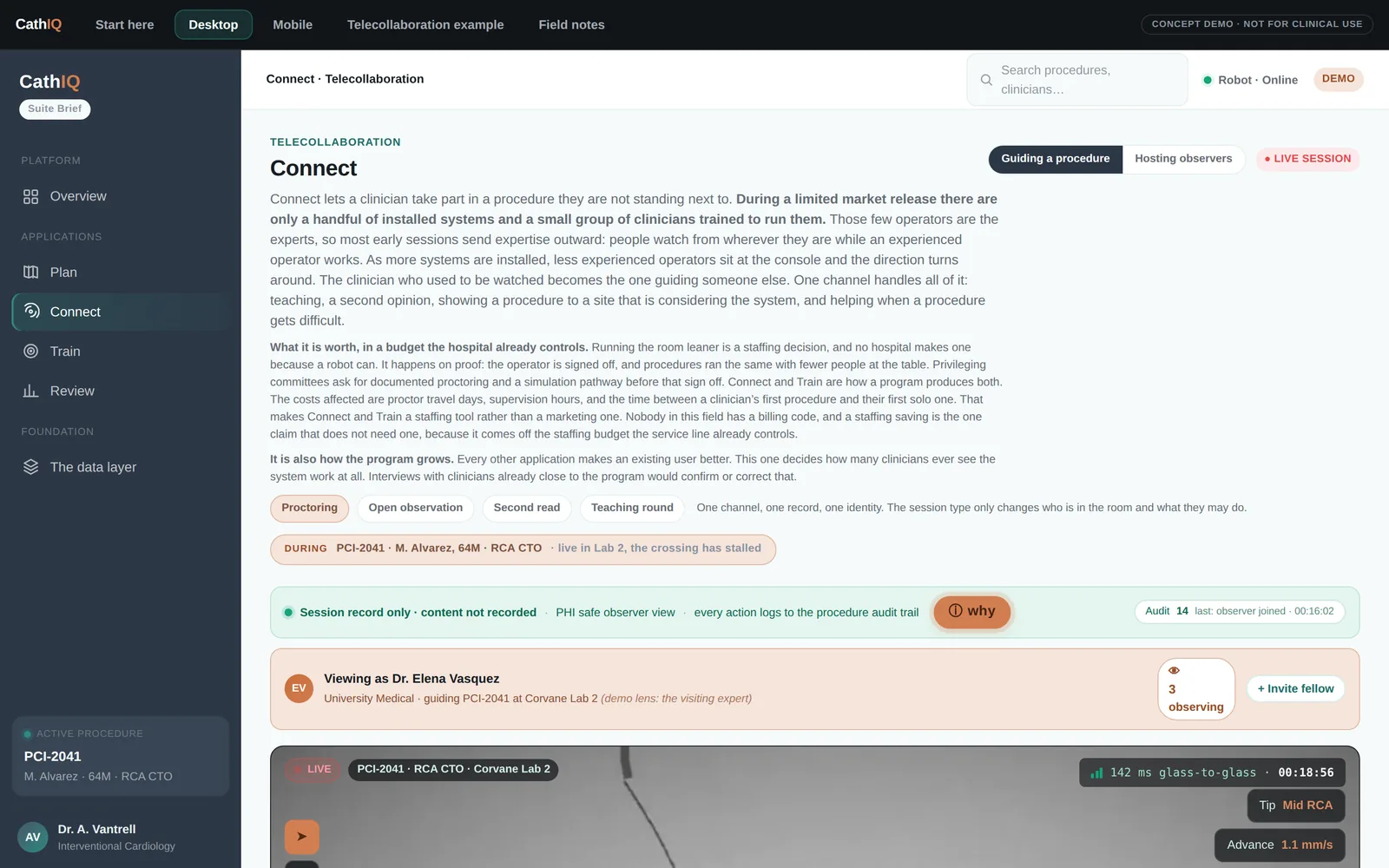 Connect application