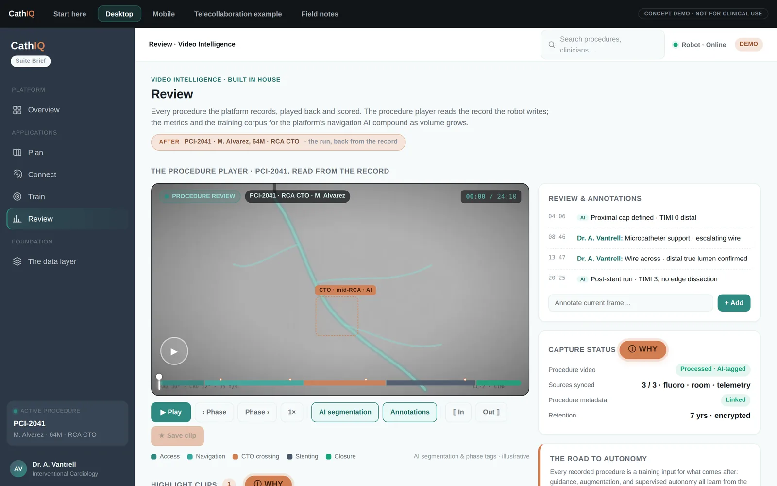 Review application